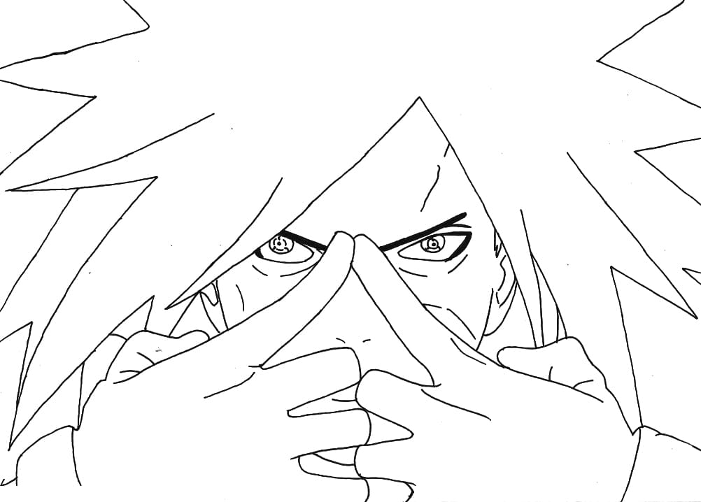 Gratis ausdruckbare Madara ausmalbilder