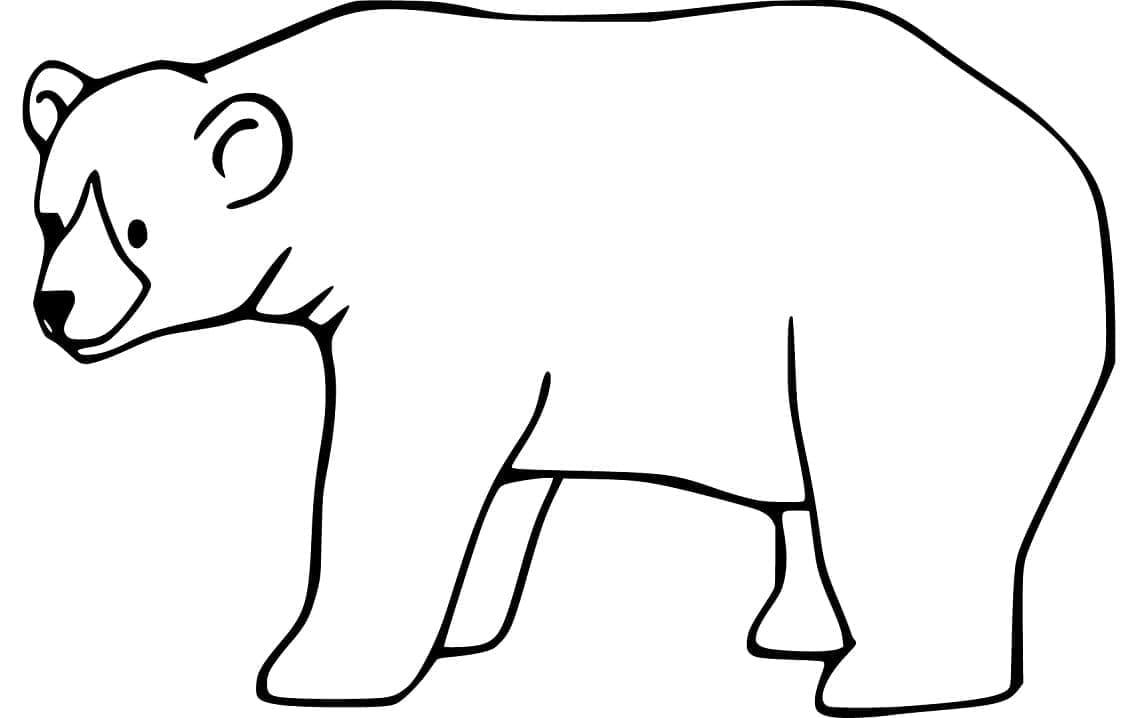 Gratis ausdruckbarer Bär ausmalbilder