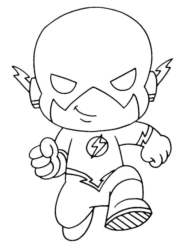 Gratis ausdruckbarer Flash ausmalbilder