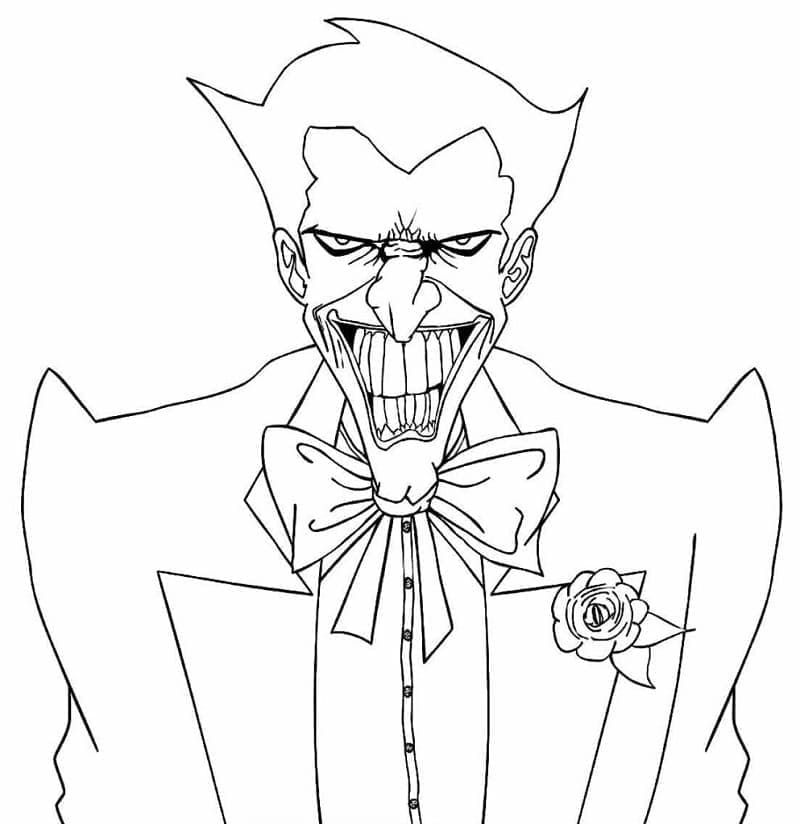 Gratis ausdruckbarer Joker ausmalbilder