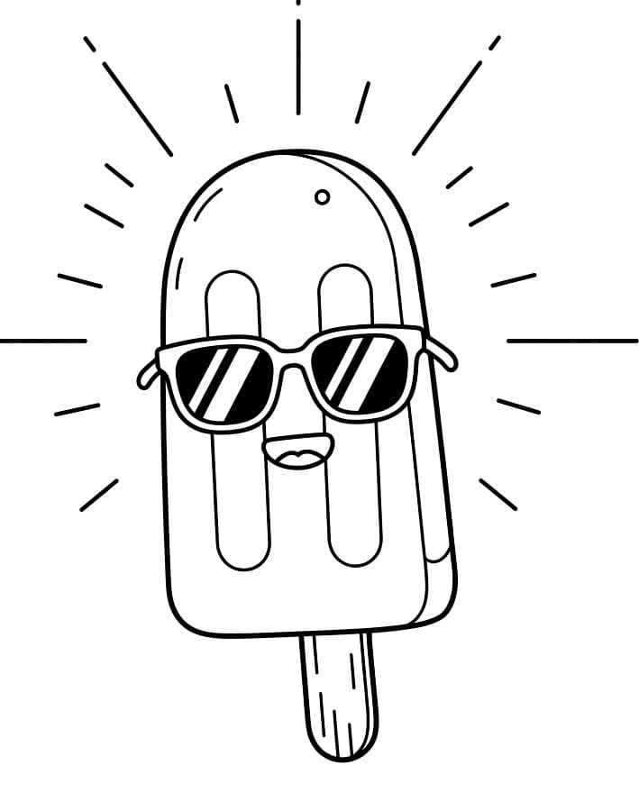 Gratis ausdruckbares Eis ausmalbilder