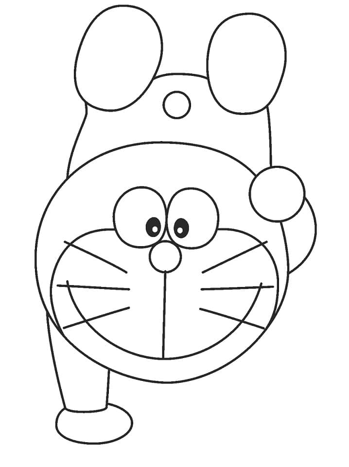 Gratis druckbarer Doraemon ausmalbilder