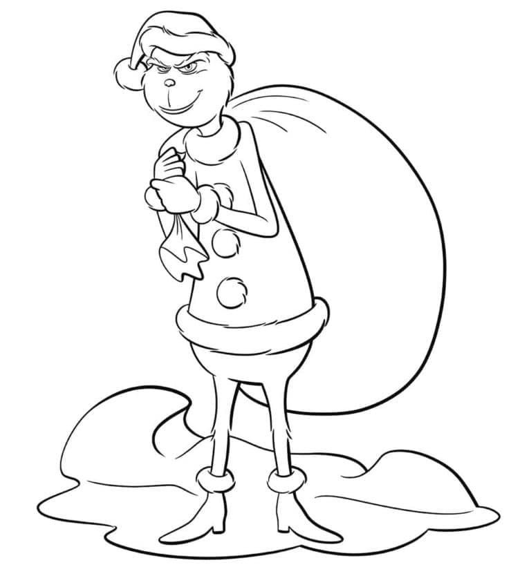 Grinch (2) ausmalbilder