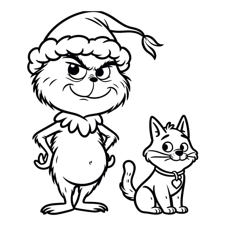 Grinch für Kinder ausmalbilder