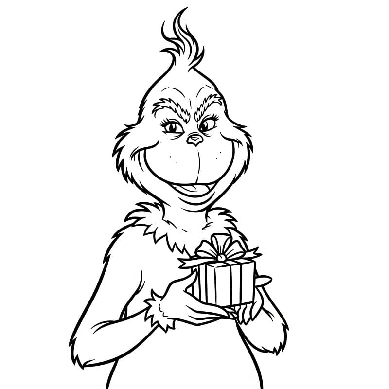 Grinch kostenlos für Kinder ausmalbilder