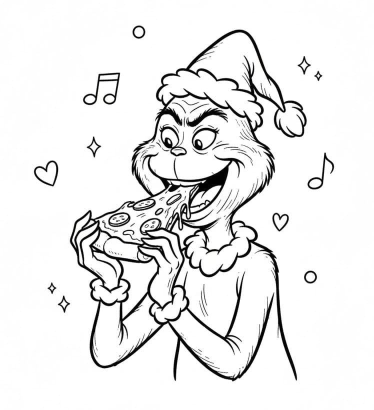 Grinch kostenlos ausmalbilder