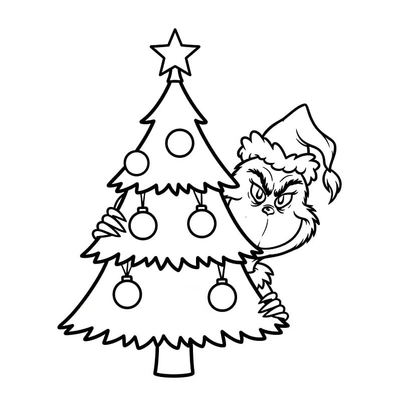 Grinch zum Ausdrucken ausmalbilder