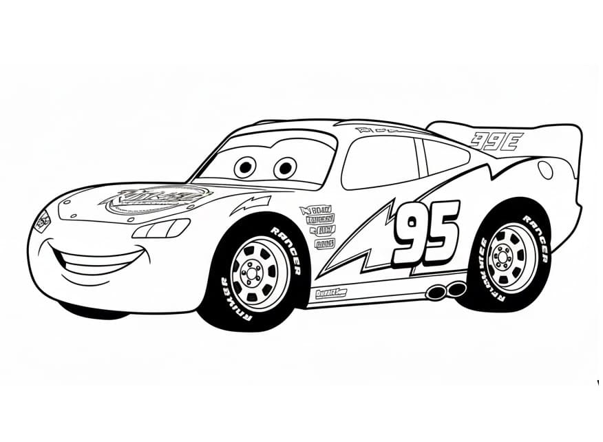 Großartiger Lightning McQueen ausmalbilder