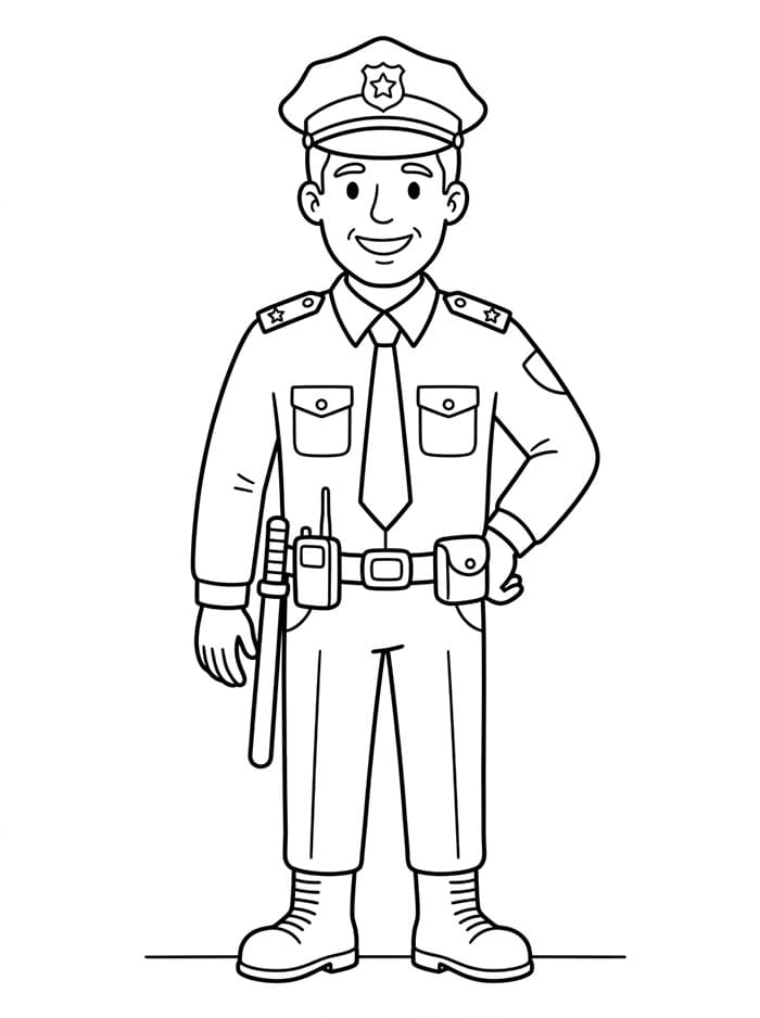 Polizei ausmalbilder