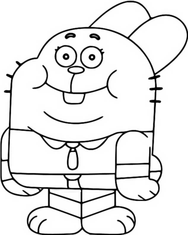 Gumball für 1-jährige Kinder ausmalbilder