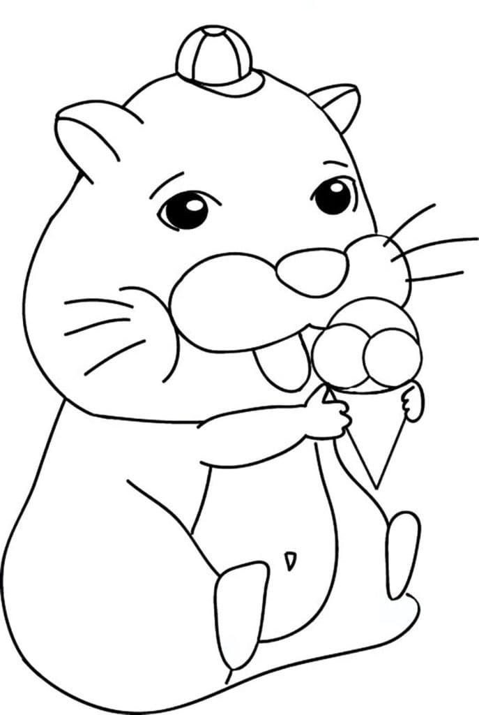 Hamster Bild ausmalbilder