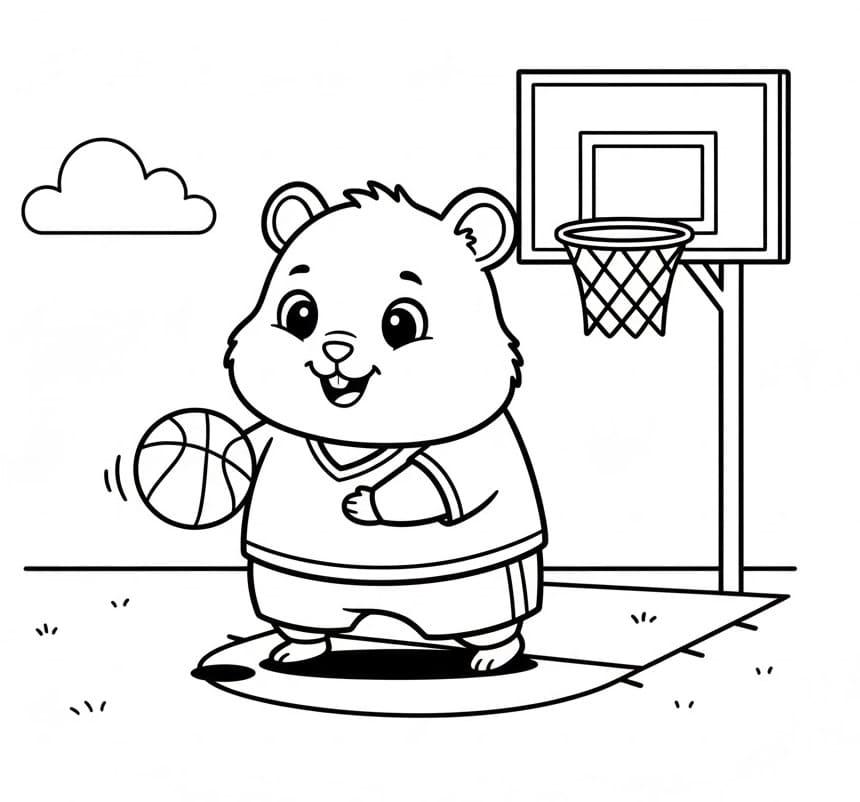 Hamster kostenlos ausmalbilder