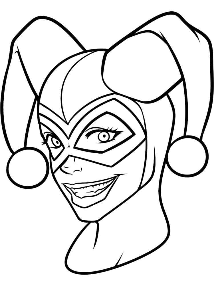 Harley Quinn kostenlos für Kinder ausmalbilder