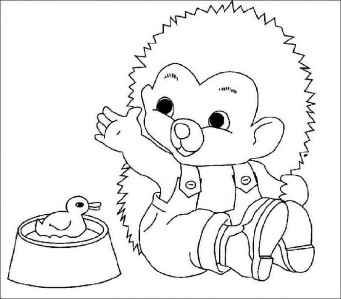 Igel Bild ausmalbilder