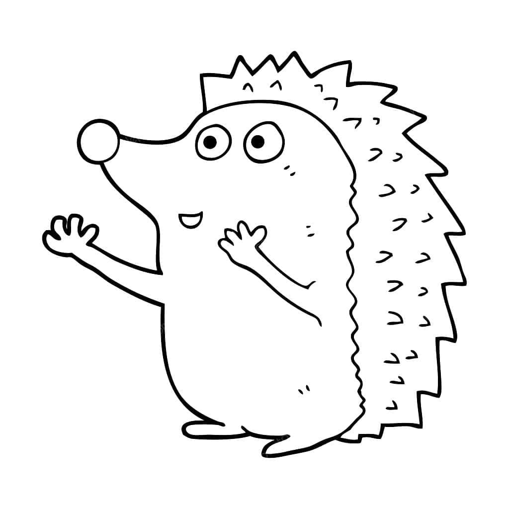 Igel zum Drucken ausmalbilder