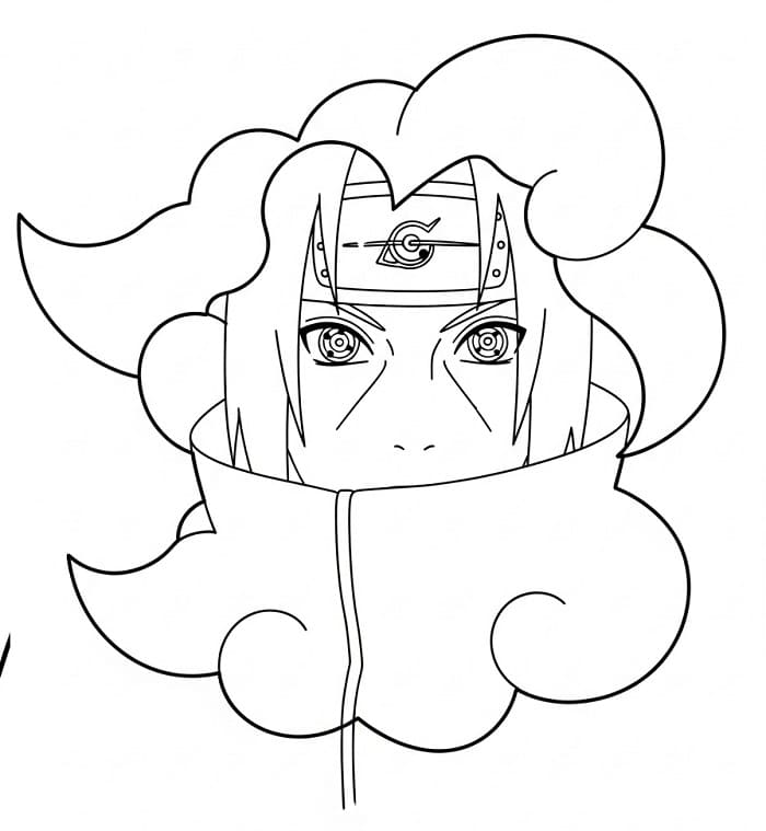 Itachi Ausmalbild ausmalbilder