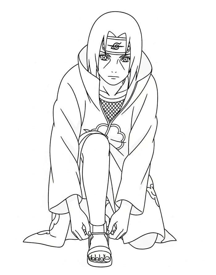 Itachi Malvorlage ausmalbilder