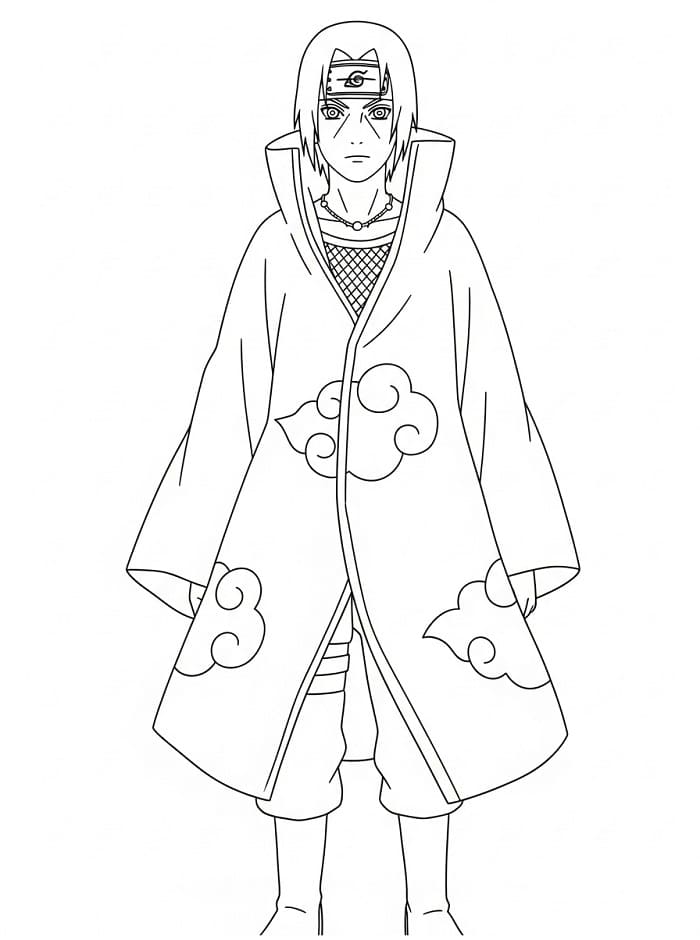Itachi Uchiha ausmalbilder