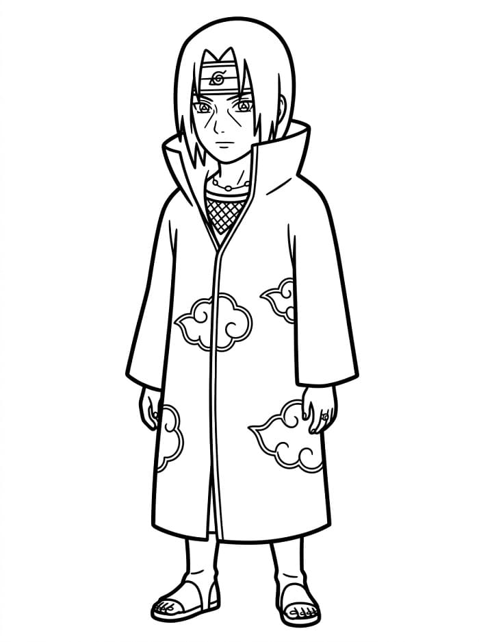 Itachi aus Naruto ausmalbilder