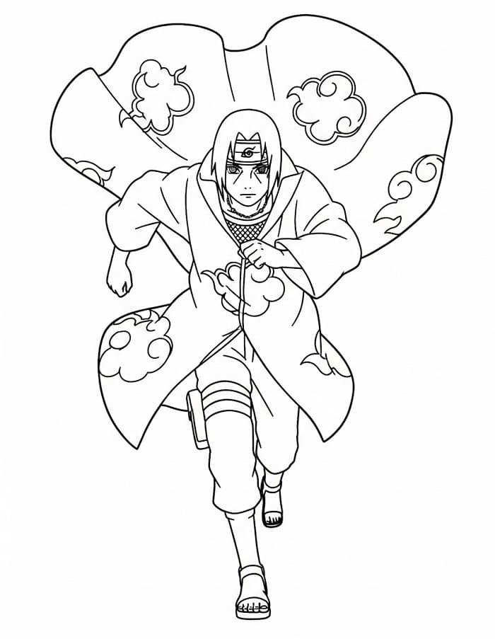 Itachi kostenlos ausmalbilder