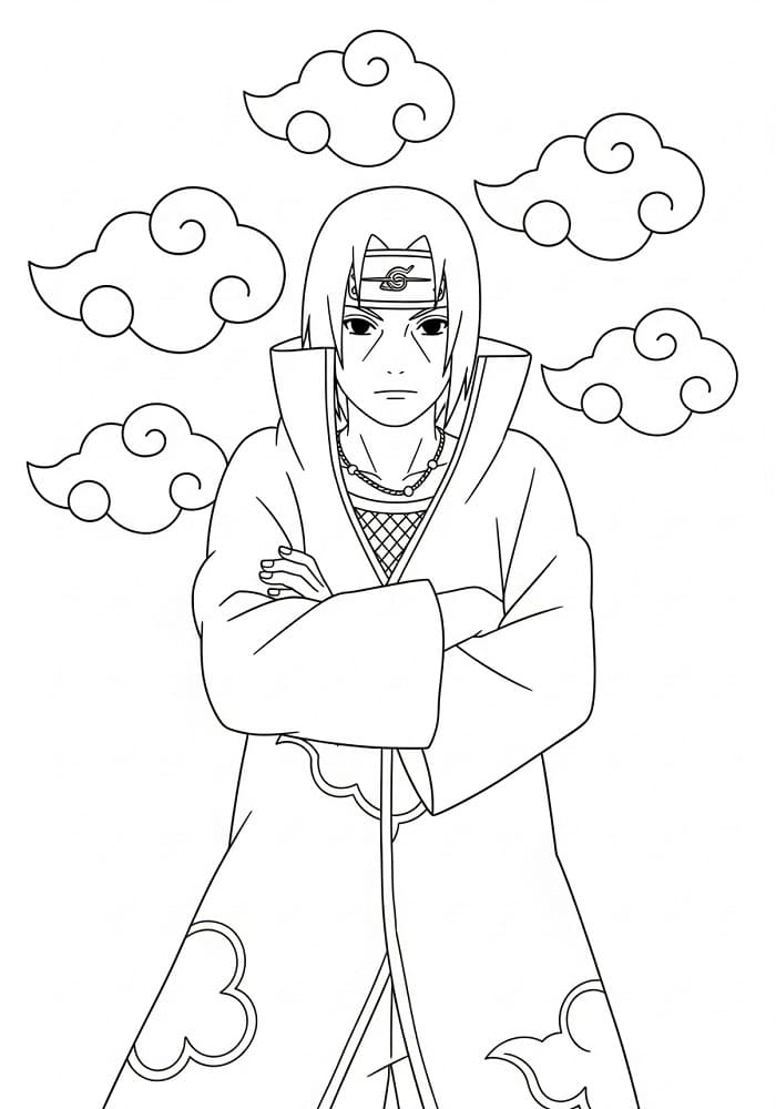 Itachi zum Ausdrucken ausmalbilder