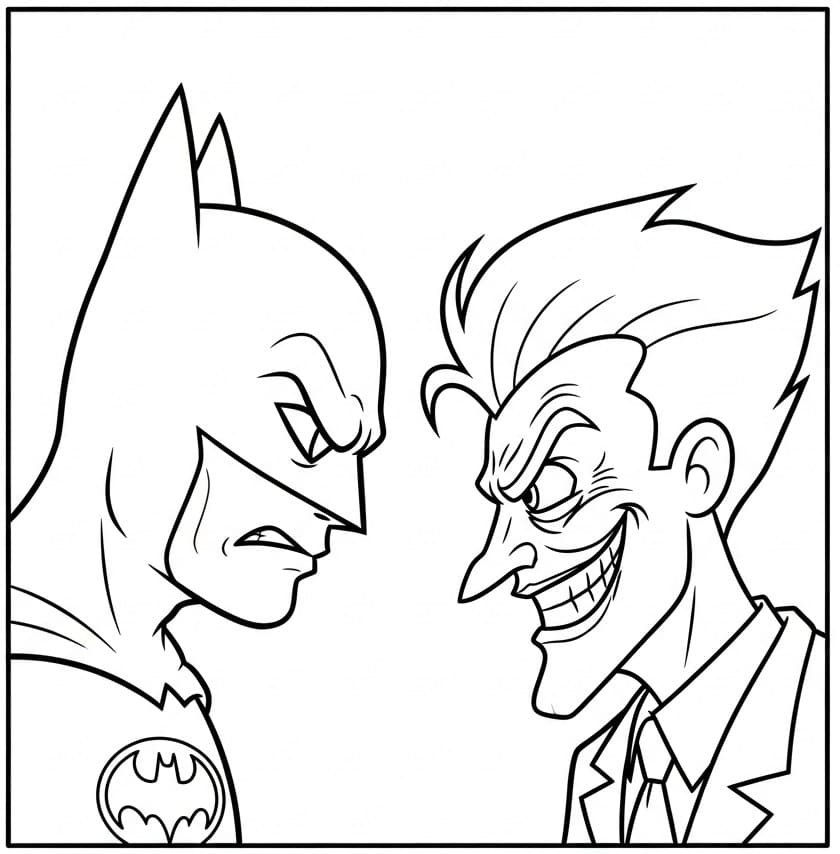 Joker Bild ausmalbilder