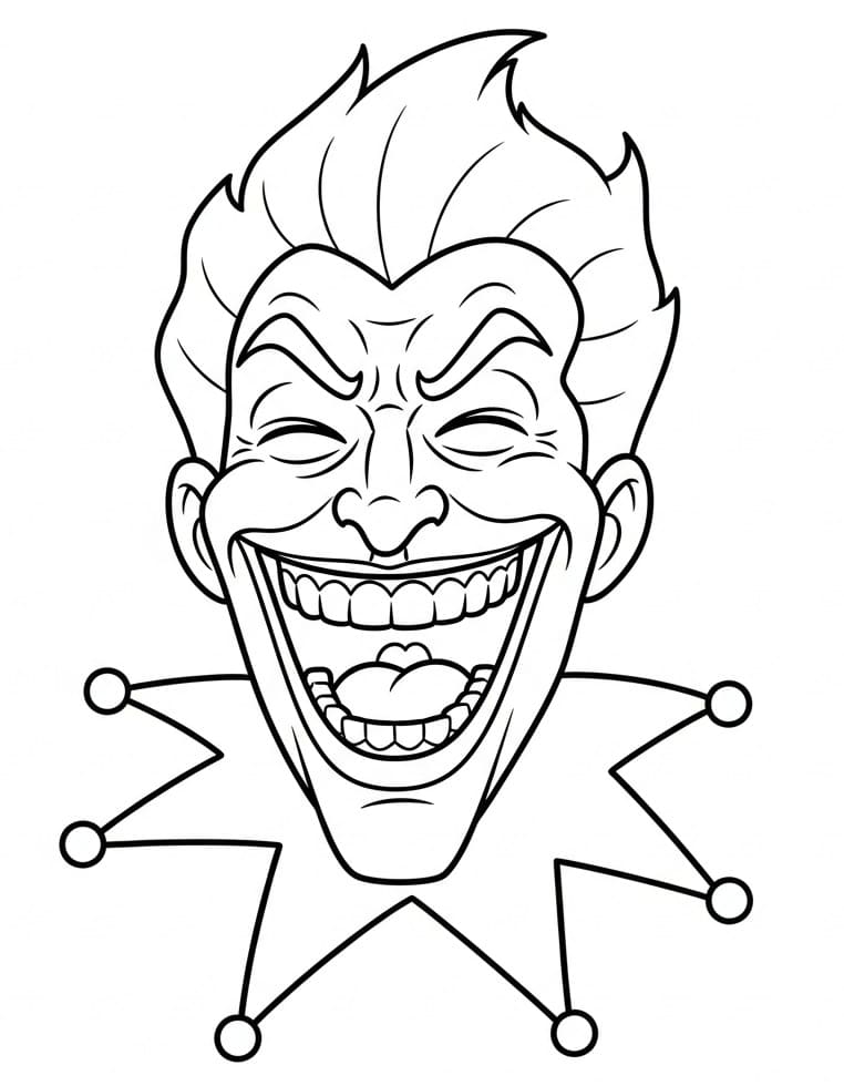 Joker Malvorlage ausmalbilder