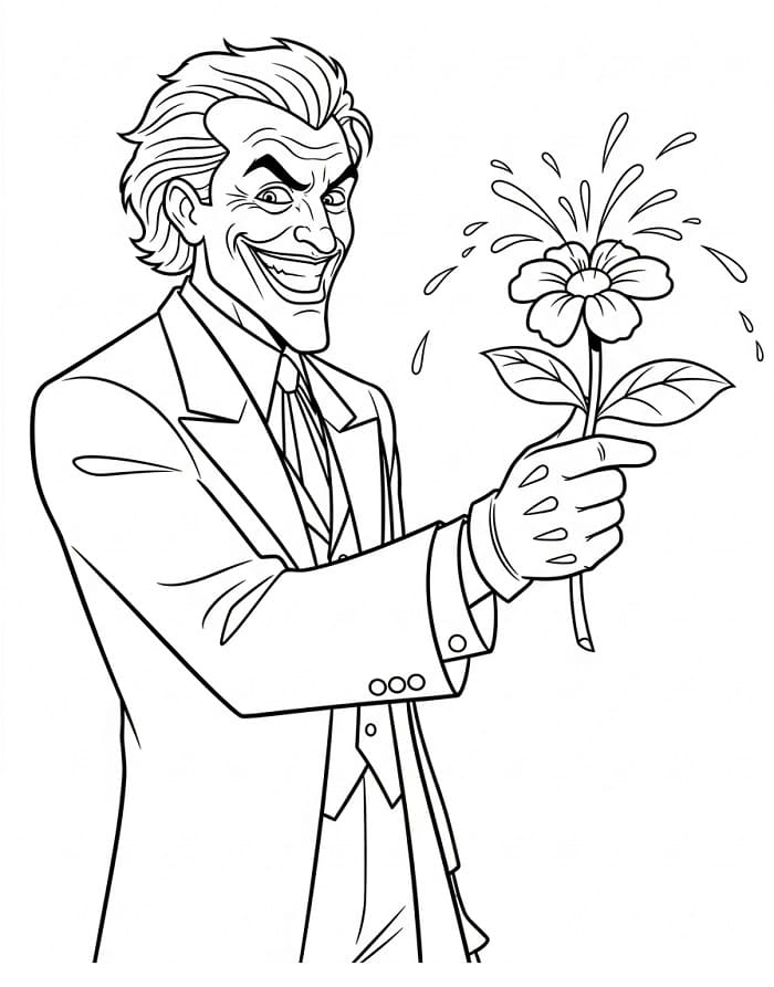 Joker aus dem DC-Universum ausmalbilder