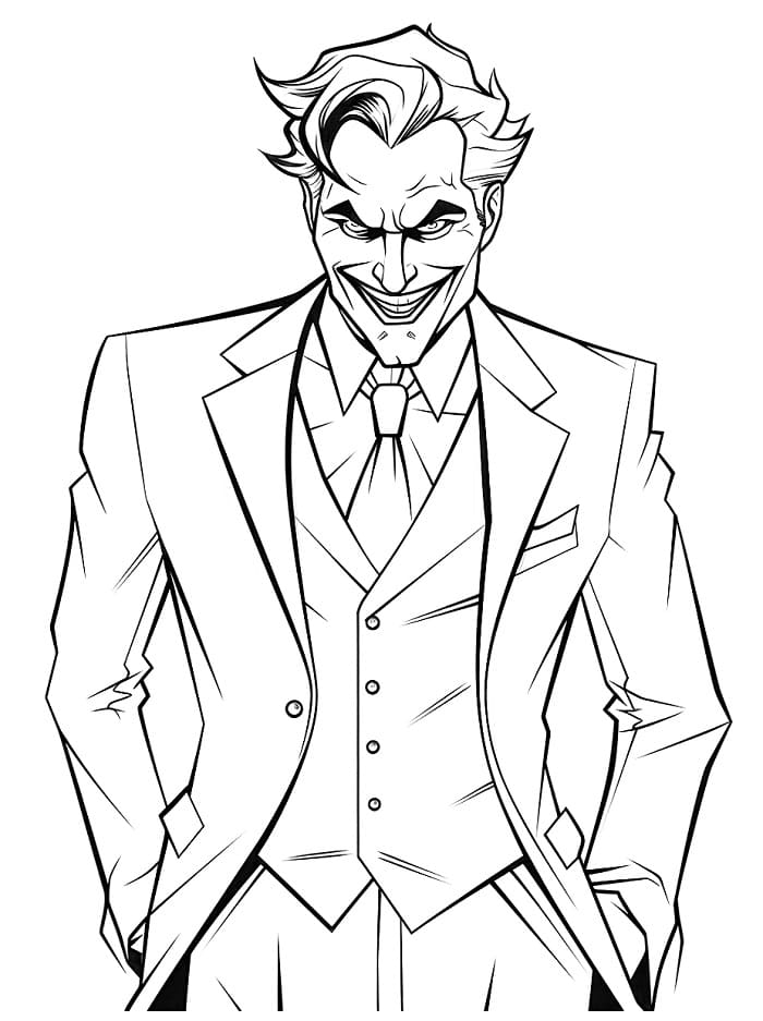 Joker zum Ausdrucken ausmalbilder