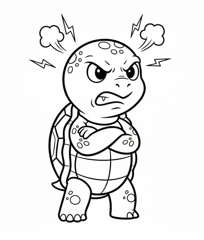 Junge Schildkröte ausmalbilder