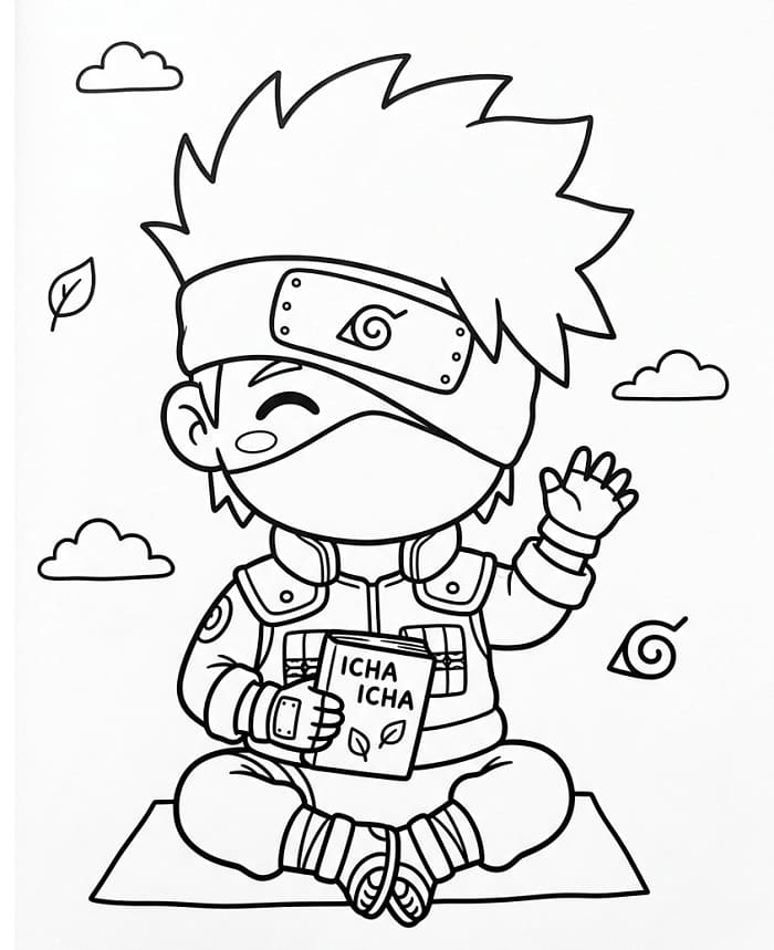 Kakashi-Bild ausmalbilder