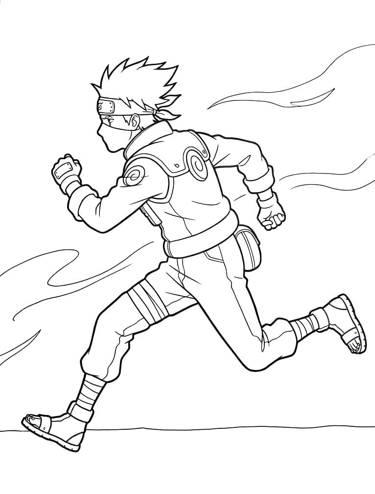 Kakashi für 5-jährige Kinder ausmalbilder