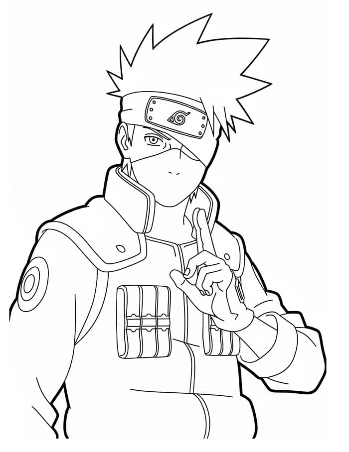 Kakashi gratis ausmalbilder