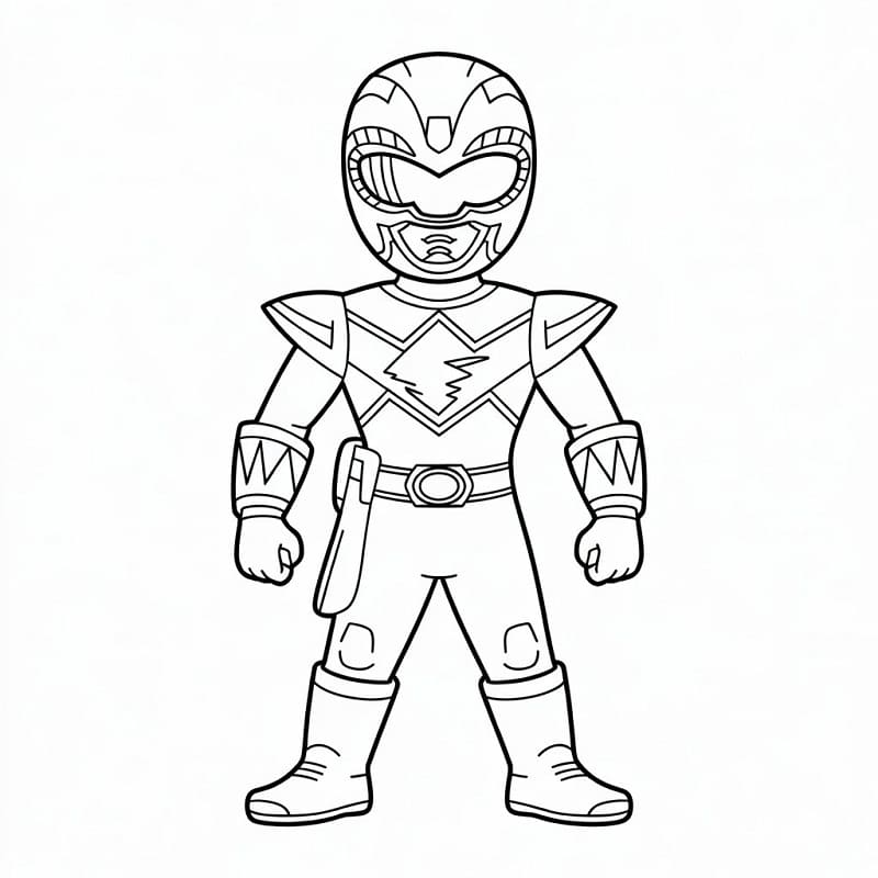 Kämpfende Power Rangers ausmalbilder