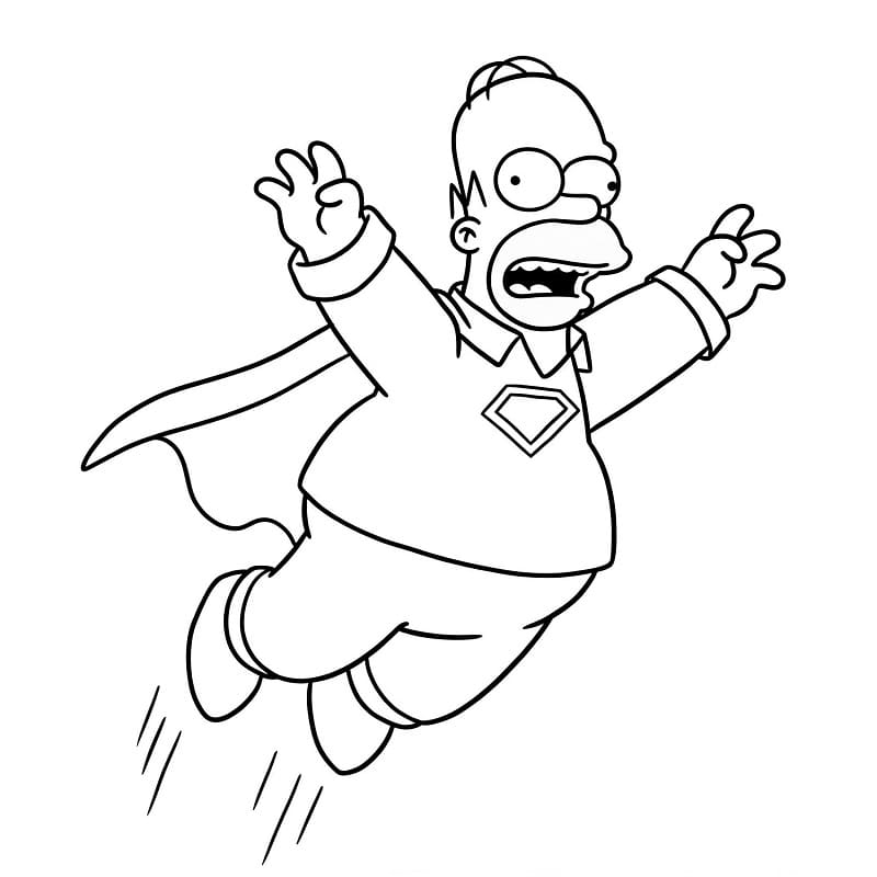 Klassische Simpsons ausmalbilder