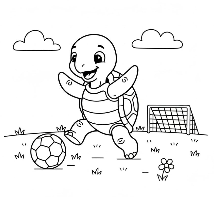 Kleine Schildkröte ausmalbilder