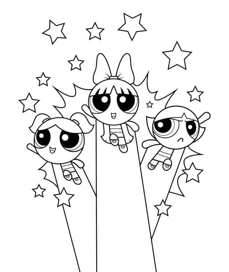 Powerpuff Girls ausmalbilder
