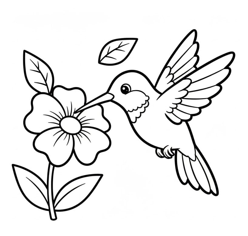 Kolibri zum Ausdrucken ausmalbilder