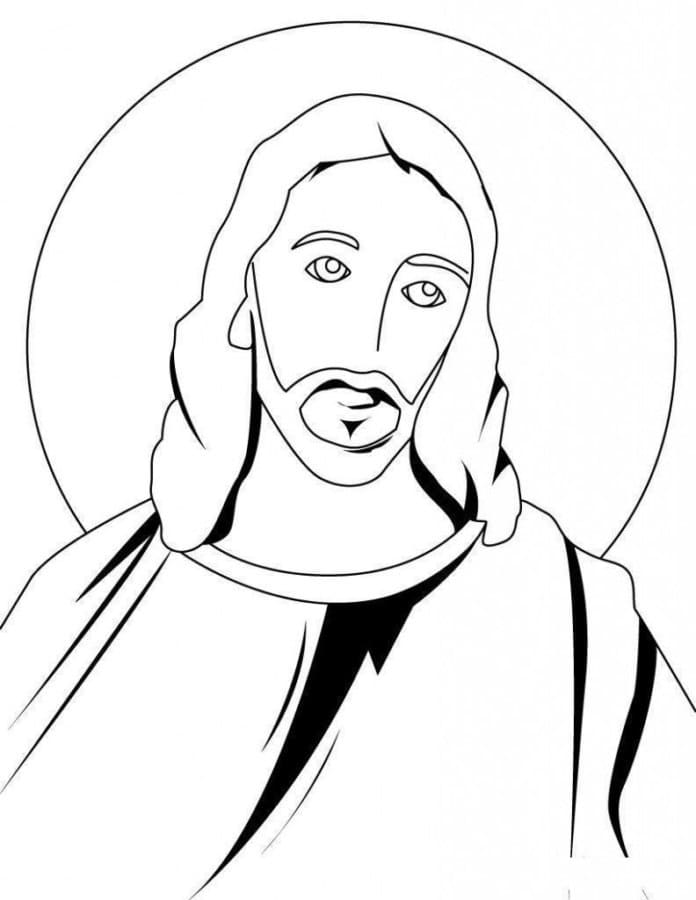 Kostenfrei druckbare Jesus Vorlage