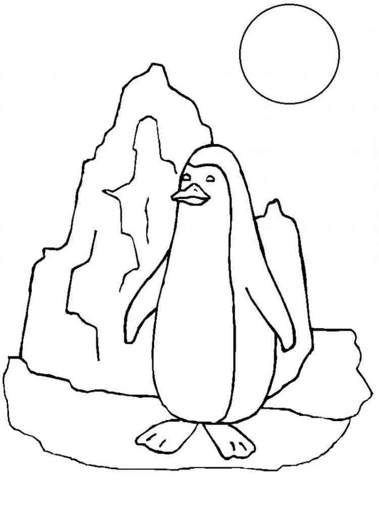 Kostenlos ausdruckbare Pinguine ausmalbilder