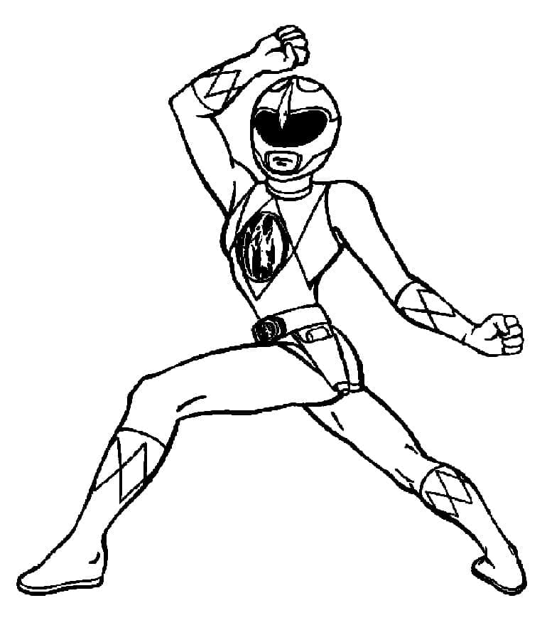 Kostenlos druckbare Power Rangers ausmalbilder