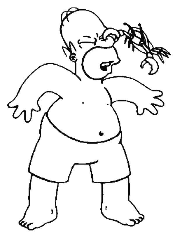 Kostenlos druckbare Simpsons ausmalbilder