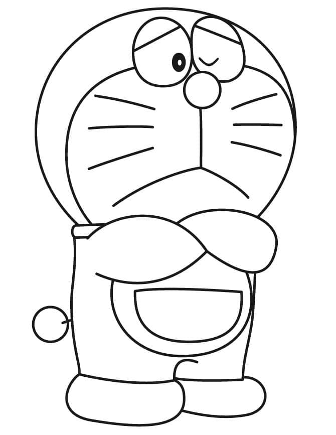 Kostenlos druckbarer Doraemon ausmalbilder