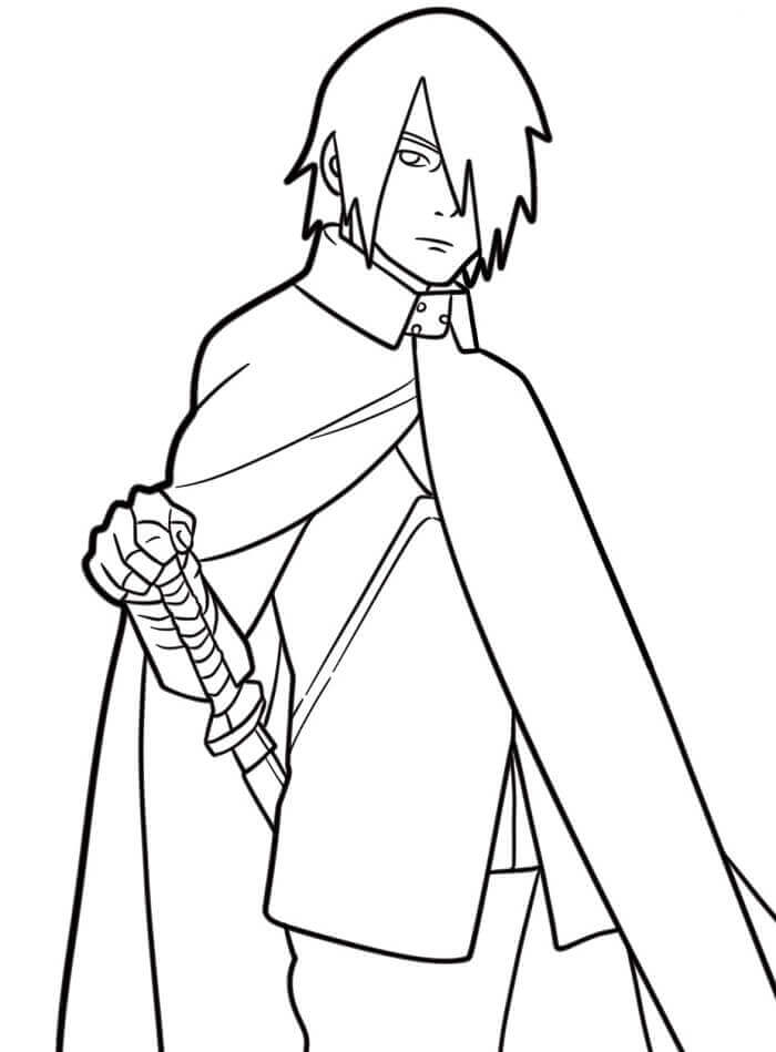 Sasuke Uchiha ausmalbilder
