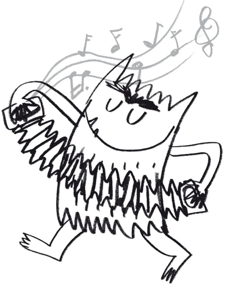 Kostenlos druckbares Das Farbenmonster