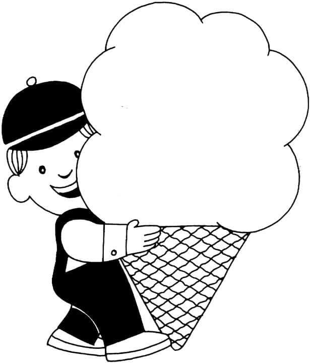 Kostenlos druckbares Eis ausmalbilder