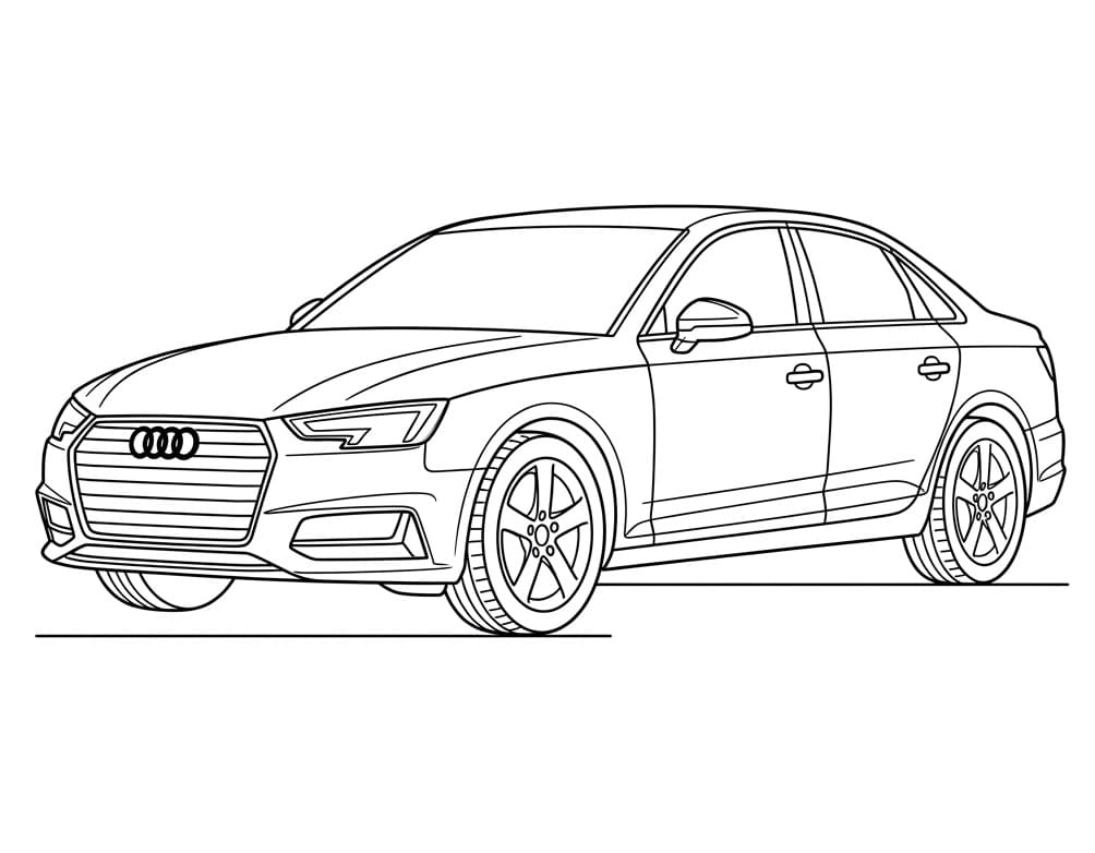 Kostenlose Audi Ausmalbilder ausmalbilder
