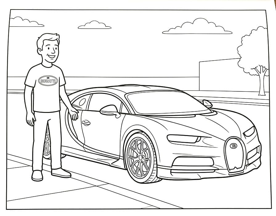 Kostenlose Bugatti Ausmalvorlagen ausmalbilder