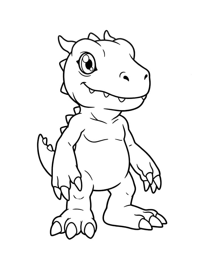Kostenlose Digimon-Malvorlage ausmalbilder