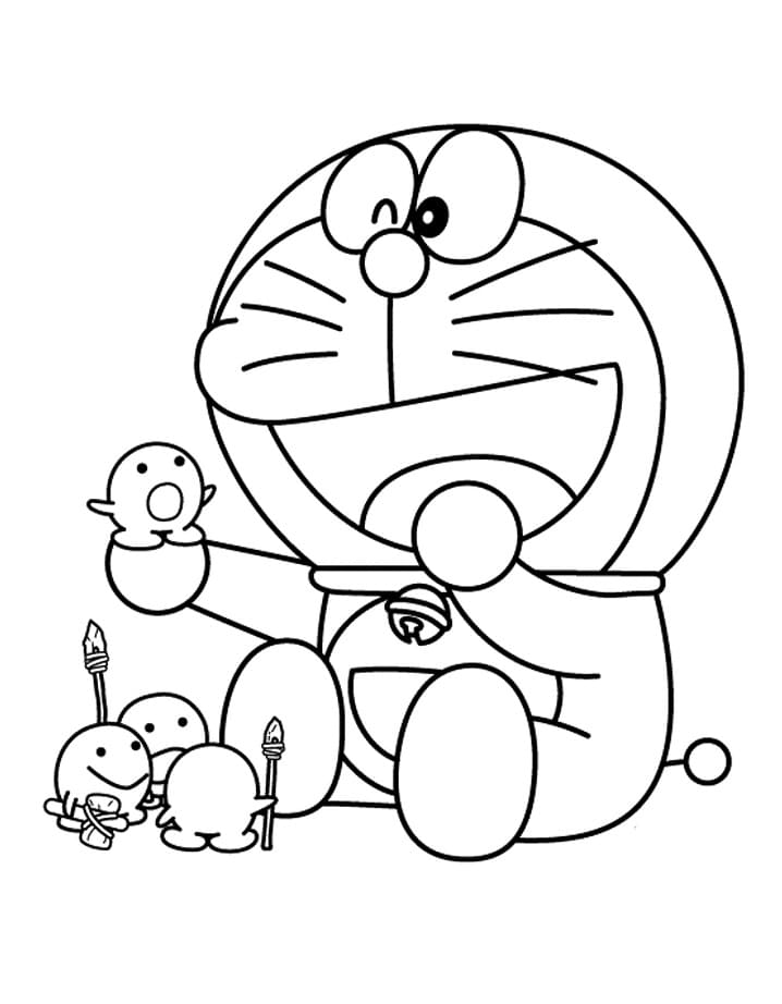 Kostenlose Doraemon-Ausmalbilder ausmalbilder